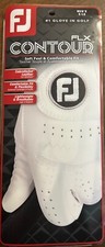 FJ Footjoy FLX Contour Mens Golf glove Left hand XL white leather FREE SHIPPING