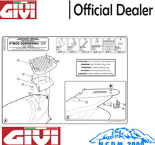 ATTACCO GIVI POSTERIORE MONOLOCK KYMCO Downtown 125i-200i-300i 2009 2010 2011