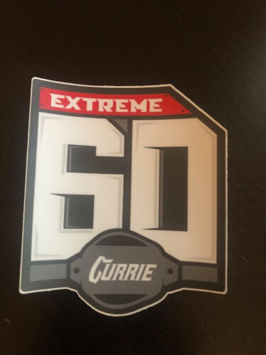 CURRIE PRODUCTS 60 EXTREME AXELS RACING Sticker 4.5"x4" Offroad BITD  KOH - Foto 1 di 1