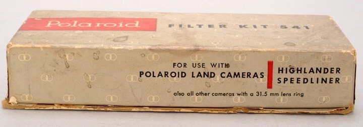 1955 Vintage Genuine Polaroid Filter Kit 541 With Box, Case  & Instructions - Image 3 of 4