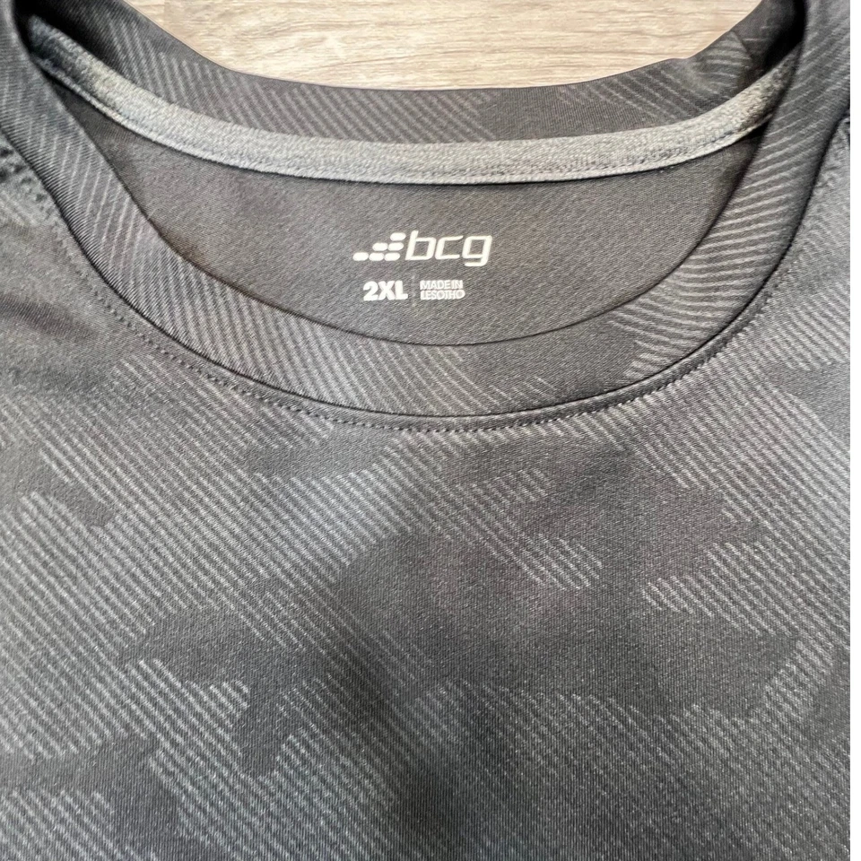 BCG Athletic T-Shirt 2XL Camo Moisture Wicking Training Gym Activewear - Image 3 of 4
