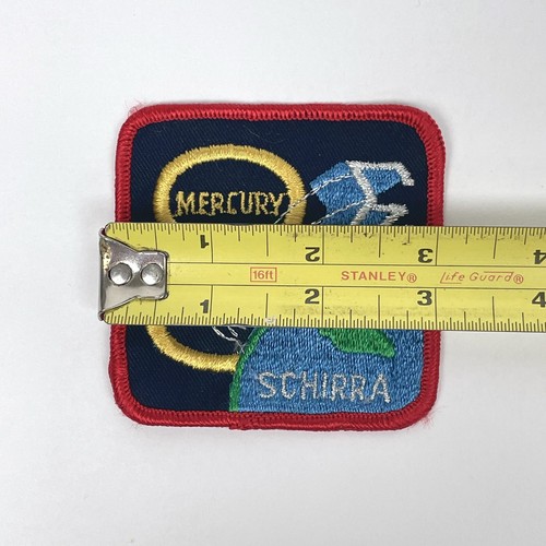 NASA Mercury 8 Sigma 7 Schirra Space Mission 3" Square Embroidered Patch - Picture 2 of 3