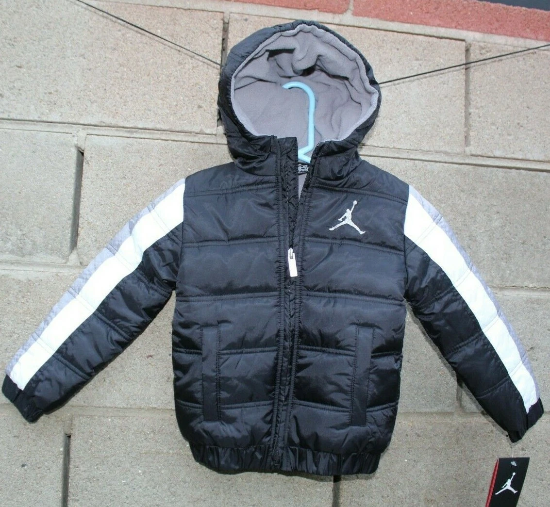 Nike Air Puffer coat Size 4 3t 4t 3-4yr black gray Vday OFFER new | eBay