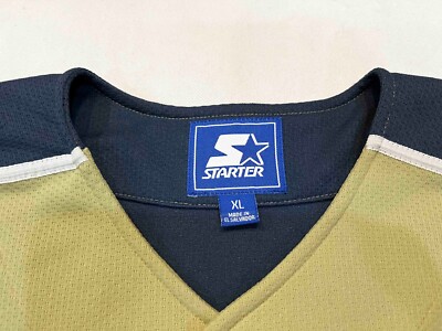 Maillot Vintage Starter North Carolina Tar Heels - Baseball NCAA - Bleu Taille M
