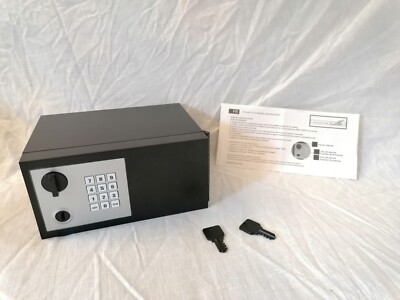 Coffre-fort GIFI noir en plastique