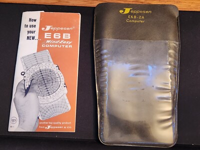 Jeppesen Slide Graphic Computer Model E6B - 2A Denver CO  USA