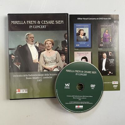 Mirella Freni and Cesare Siepi: In Concert [DVD] 89948448297| eBay