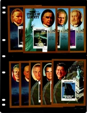 ST. VINCENT-GRENADINES 550-558 MNH SET OF 9  SOUVENIR SHEETS, FREE SHIP USA