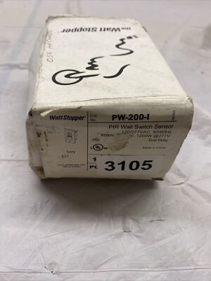 Legrand WATTSTOPPER PW-200 PIR Wall Switch Occupancy Sensor (Ivory