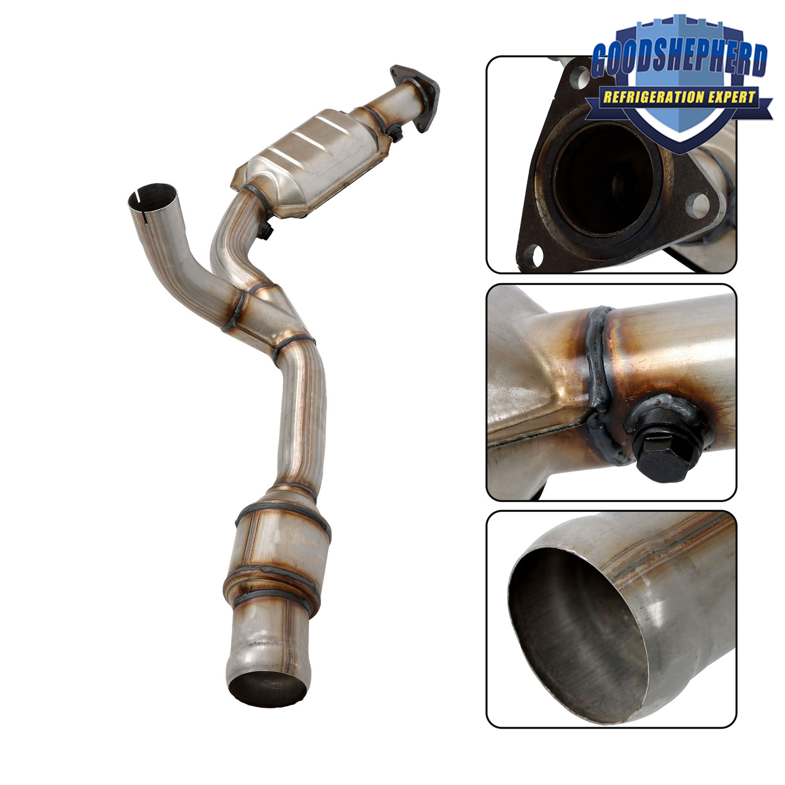 For GMC Sierra 1500 5.3/4.3L 2014-2018 Y Pipe Catalytic Converter Set Direct Fit