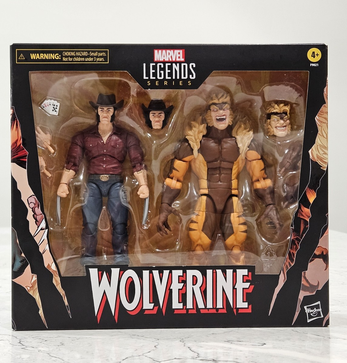 Marvel Legends X-Men 50th Anniversary 2-Pack Logan vs Sabertooth