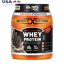 Whey Protein Powder Cookies N' Crème 60g Protein BCAAs Immune Support Smooth Mix