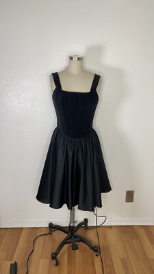 80s corset dress 1980s Velvet Corset Ruched Sweetheart Mini Dress