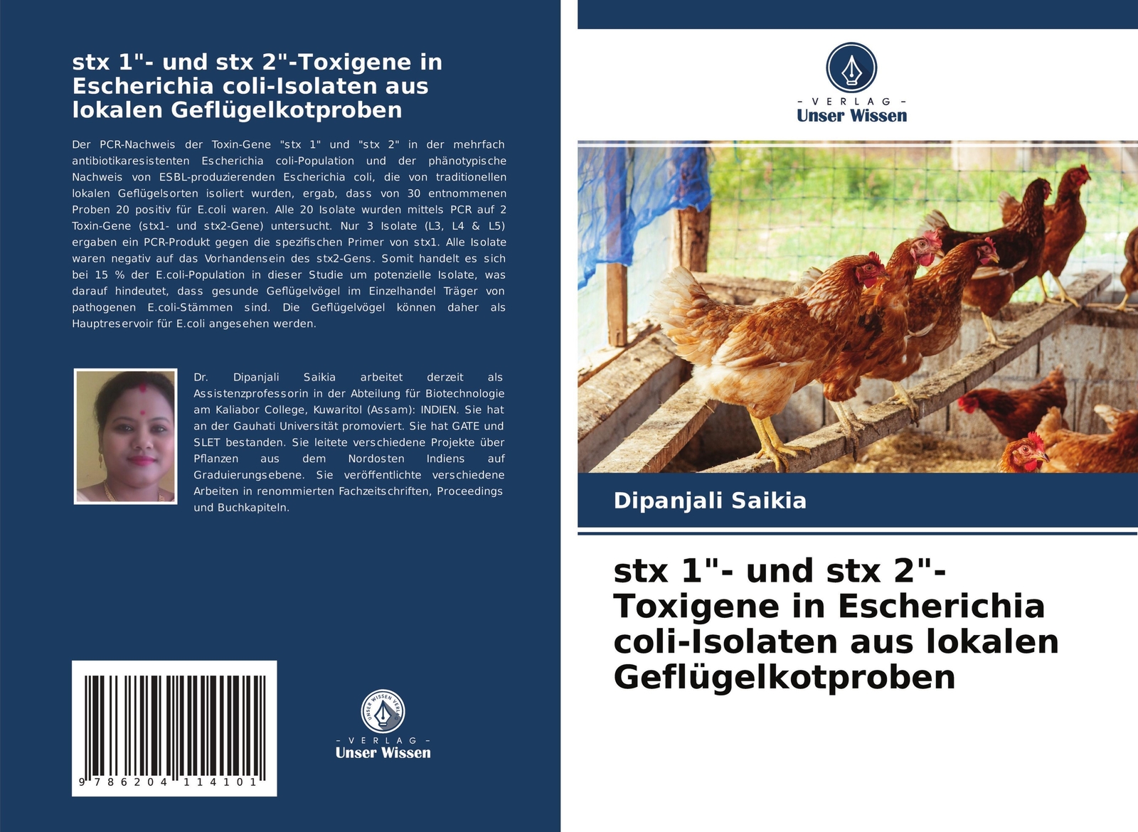 Thumbnail - Dipanjali Saikia | Stx 1 - Und Stx 2 -toxigene In Escherichia