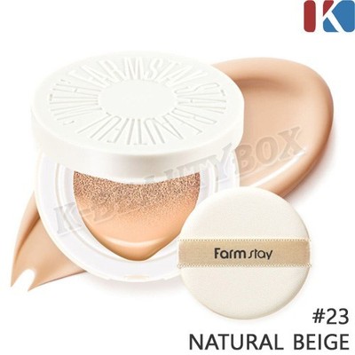 FARMSTAY Blur Fit Cushion 15g #23 Natural Beige SPF50+PA+++ Semi Matte K-Beauty