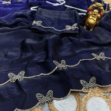 Heavy Bridal Saree Wedding Party Wear Sari Traditional Festival Wear Saree