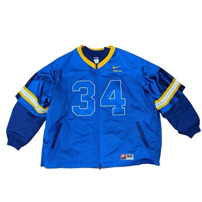 Nike x AMBUSH Blue Football Zip Varsity Bomber Jacket, Size XXL DX6916-455