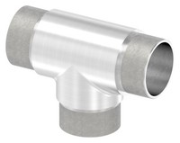 T-StüCk Edelstahl V2A Ø 42,4X2,0 Mm Steckfitting GeläNder Handlauf