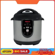 Nesco 9.5 Quart Electric Pressure Canner, Digital Pressure Cooker andCanning Pot