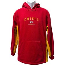 Vintage 90s NFL Kansas City Chiefs Hoodie Red Yellow Men  s Size Medium
