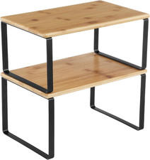 Adjustable Kitchen Shelf Organizers - Set of 2