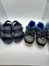 Cat & Jack Zapatos para Niños Pequeños Talla 6 Paquete Tenis Sandalias Azul Marino Negro Azul Niños