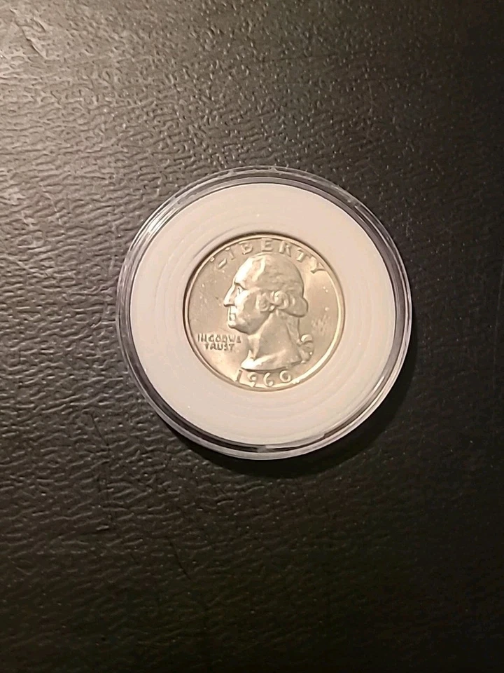 1960 25C VF/AU Washington Quater Silver - Image 3 of 4