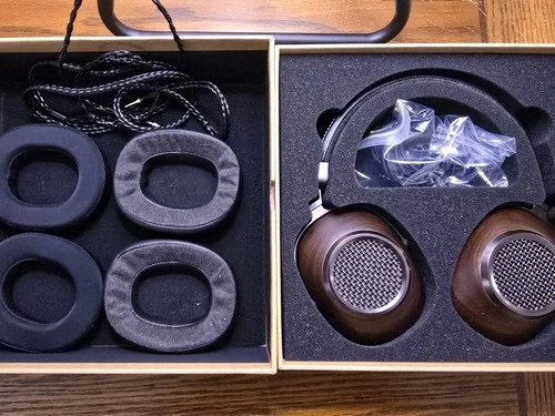 SIVGA ANSER HIFI 50mm Dynamic Driver Open Back Wood Headphones with extras