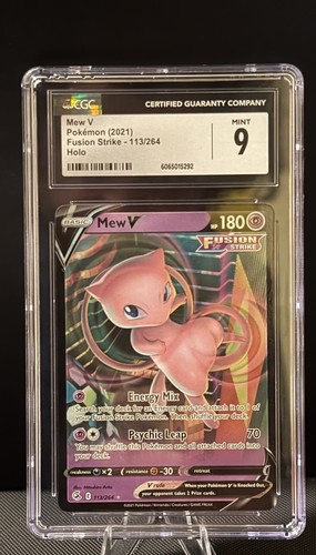 Mew V graded CGC 9 for sale on eBay