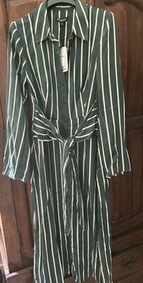 Whistles Alex Stripe Shirt Dress- UK 10 NWT