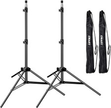 7 Ft Light Stand for Photography, Portable Photo Video Tripod Stand, 2 Pack Ligh