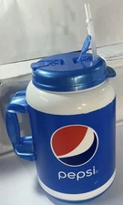 Huge 100 Oz Whirley Insulated Drink Mug Pepsi Logo 