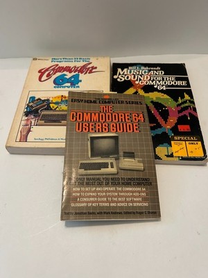 Vtg Lot of Books Manuals Programming Guides Commodore 64 Music & Sound Behrendt