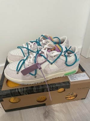 Nike Dunk Low Off-White LOT 36 NEU OVP Virgil Abloh EU 43