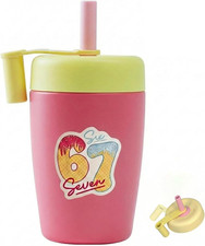 12oz Kids Tumbler Spill Resistant with Lid  Silicone Straw, Insulated Stainless