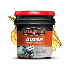 STARFIRE AW32 Hydraulic Oil 5 Gallon Pail Premium Anti-Wear, Ant