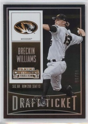 2015 Panini Contenders Draft Ticket /99 Breckin Williams #22 z6b