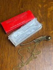 Vintage Copper And Brass Boatswains Bosuns Whistle