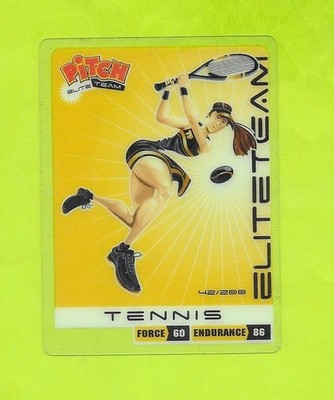 Pitch Sports Karte 2012 - Nr. 42/200 - Gelb - Elite Team - Tennis