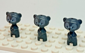 LEGO DISNEY PRINCESS BRAVE MOVIE 41051 Bear Brother Minifig Lot of 3