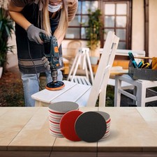 Sanding Pad Set Includes 20 Pieces Various Grits Suitable for All Surfaces
