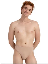 Capezio Men’s Full Seat Dance Belt Nude Size Small New NIP NWT No Reserve S NR