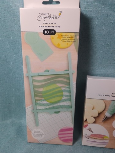 Sweet Sugarbelle Magnetic Stencil Snap Frame And Sweet Spinner Cookie Turntable - Picture 10 of 11