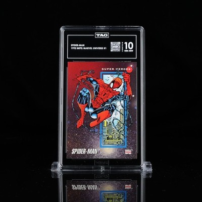 SPIDER-MAN 1992 IMPEL MARVEL UNIVERSE SERIES 3 #1 TAG 10