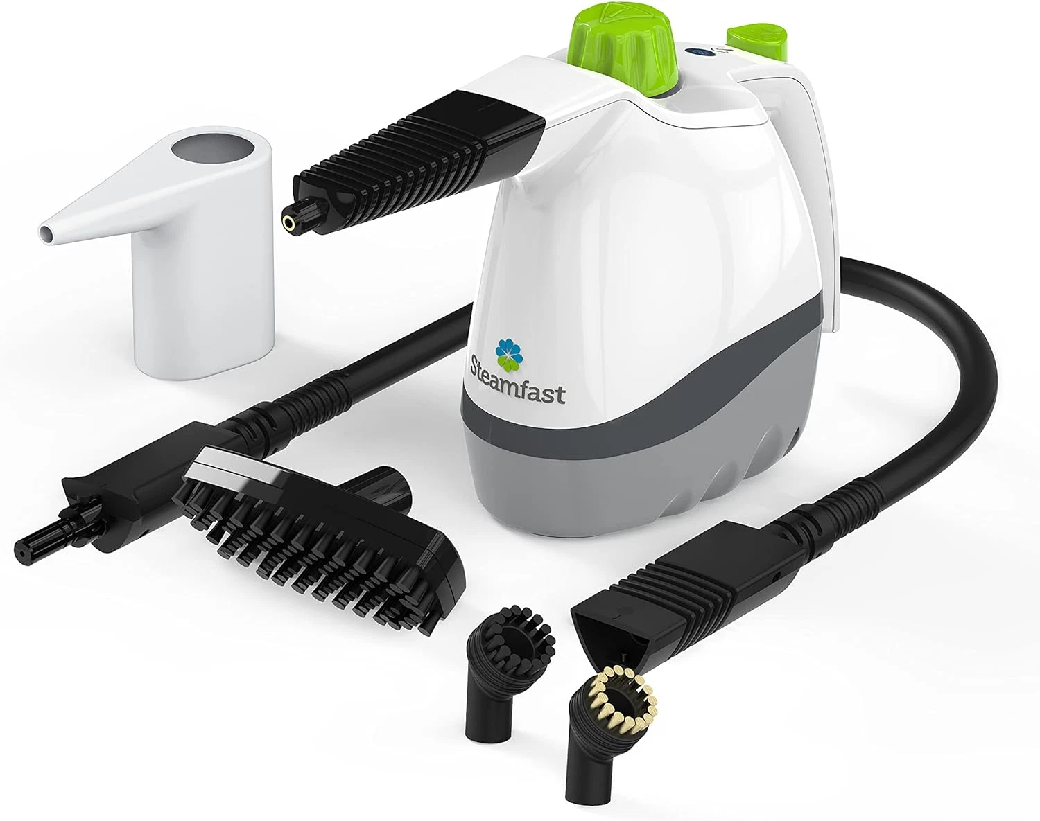 SF-210 Handheld Steam Cleaner with 6 Accessories Included to Remove Dirt, Grime,