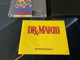 Dr. Mario Nintendo Entertainment System NES Cartucho con Manual y Funda!!!