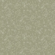 Dear Stella Mushroom City by Rae Ritchie ST DRR 1928 Laurel Mushroom Cotton