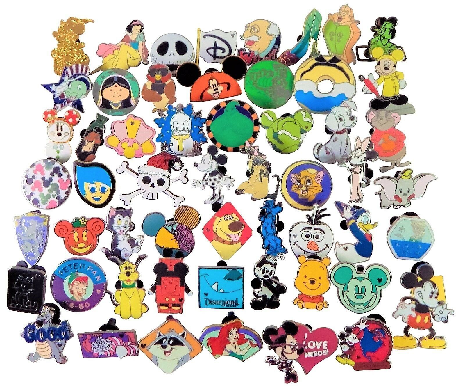 Disney Pin 100 verschiedene Trading Mystery Pin Lot ~ brandneue Pins ~ keine Doppel - Bild 2 von 3