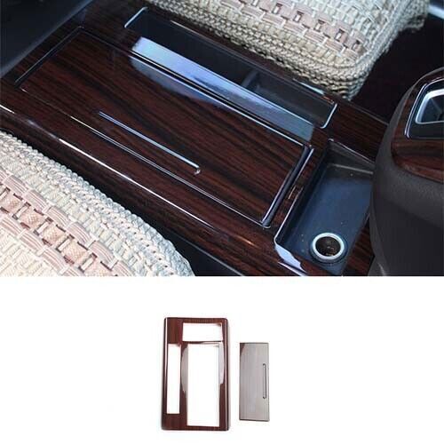 Cover Trim Wood Grain Central Console Water Cup 2X For HONDA CR-V CRV 2012-2014 - Bild 1 von 5