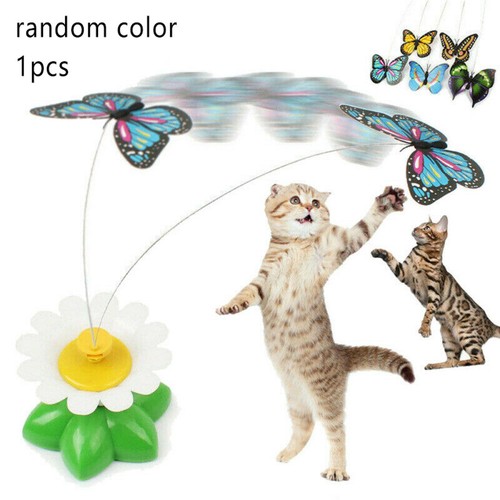 Fun Pet Electric Rotating Butterfly Toy For Cat Training Interactive Toys D - Picture 7 of 9